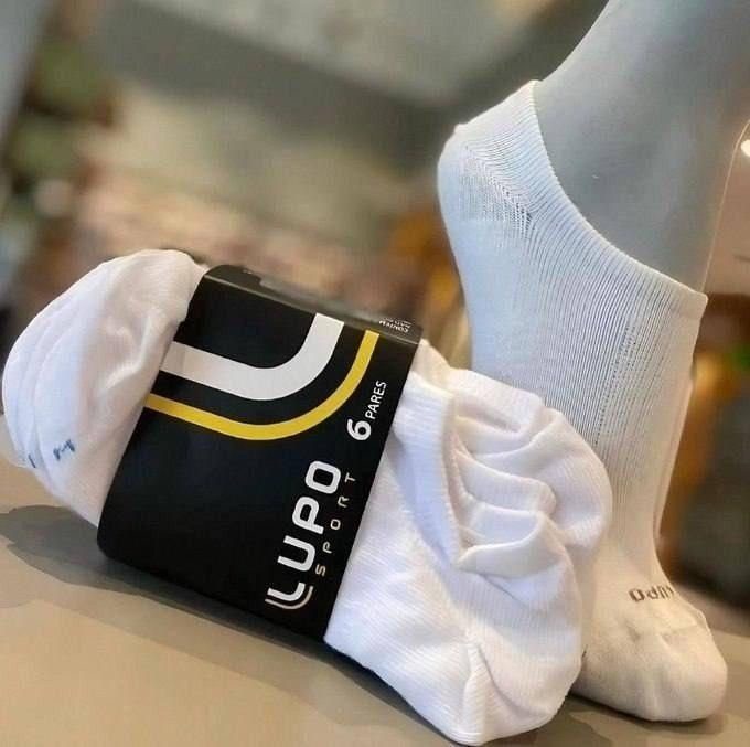 Kit 10 Pares De Meias Lupo Soquete Invisível Sport