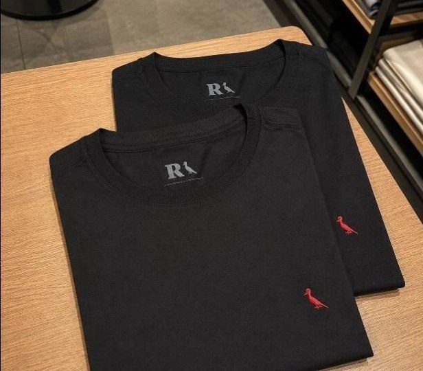 camisetas reserva brasa pica pau bordado kit 2