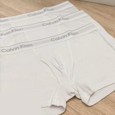 Kit 3 Cuecas Boxer Masculina Trunk Cotton Rib Calvin Klein