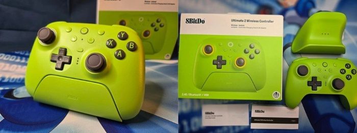🎮 Controle 8BitDo Sem Fio Ultimate 2 TMR + dock de carregamento