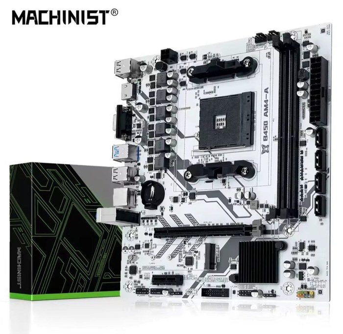 🎮 Placa mãe B450m Machinist Branca