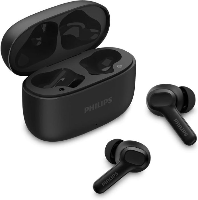🎧 Philips TWS TAT1109BK - Bluetooth - Microfone - 24h Bateria - Preto
