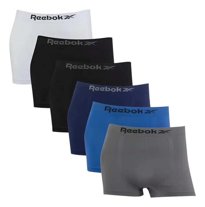 cuecas reebok boxer classic microfibra luxo kit 6
