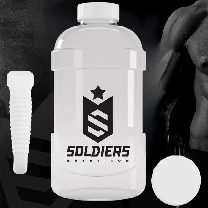 galão de água soldiers nutrition 1,8l