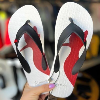 Chinelo Branco E Preto Reserva Rsvgo 37 a 46