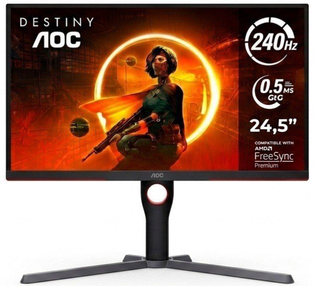 Monitor AOC 25G3ZM 24.5" 240Hz