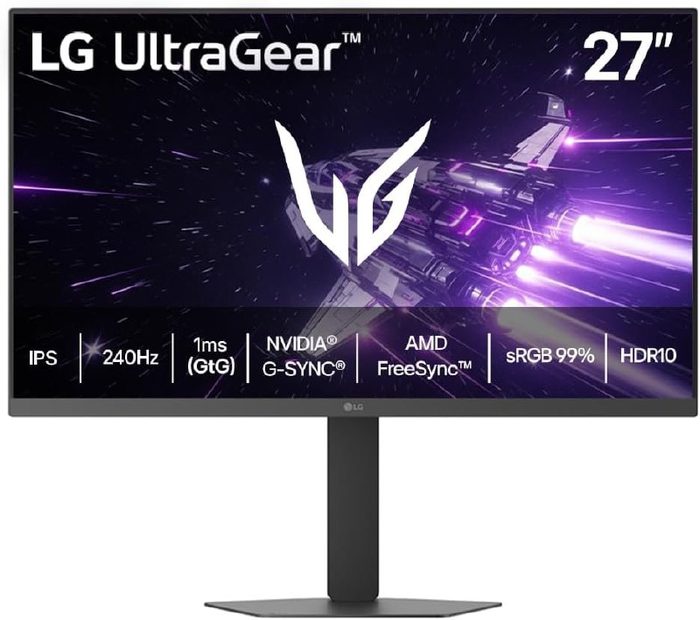 Monitor LG Ultragear 27" IPS 240Hz 1ms