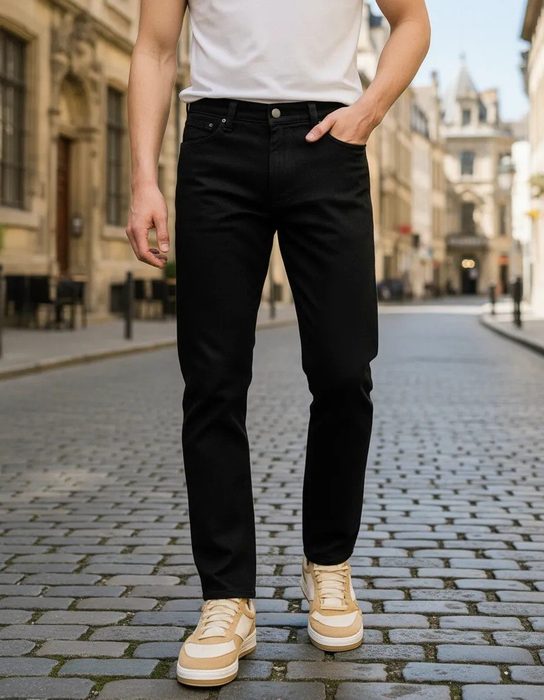 Calça Sarja Masculina Slim Sport Fino Casual Bolso Embutido 36 a 52