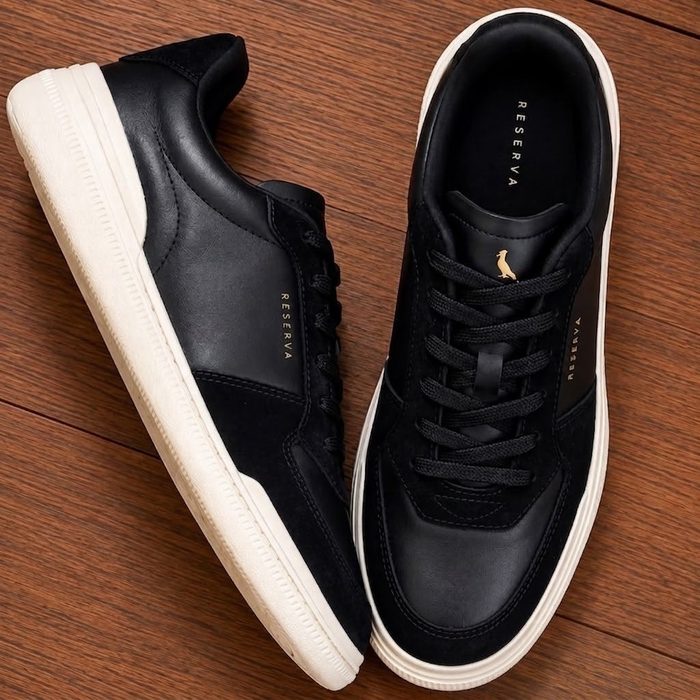 Tênis Reserva Go Horizon Social Casual Elegante Trabalho Preto 38 a 42