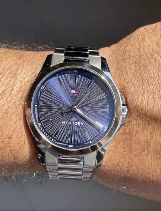 relogio tommy hilfiger 1710673 prateado azul