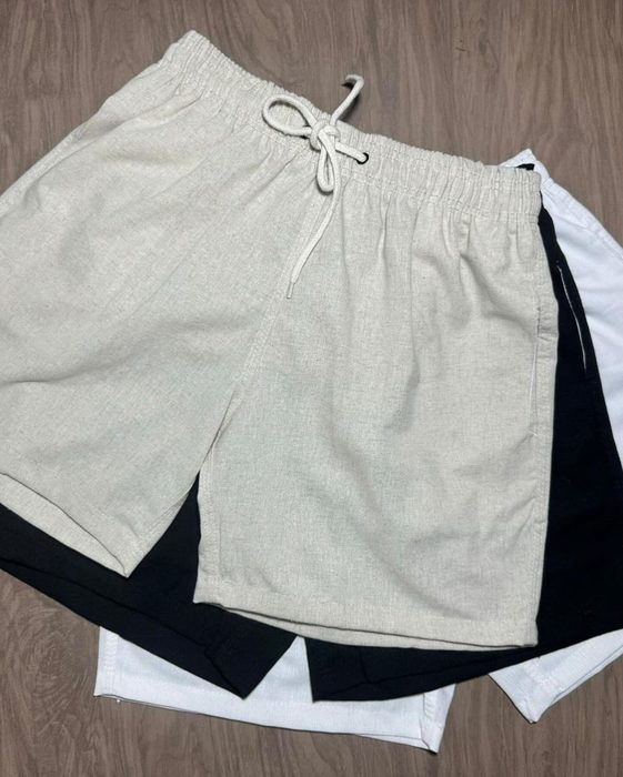 Kit 3 Shorts Masculino Bermuda Linho Verão Envio Imediato