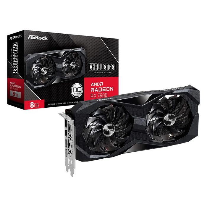 Placa de Vídeo ASRock RX 7600 Challenger
