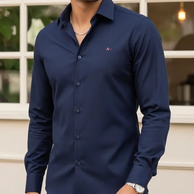 camisa aramis slim fit masculina algodao egipcio