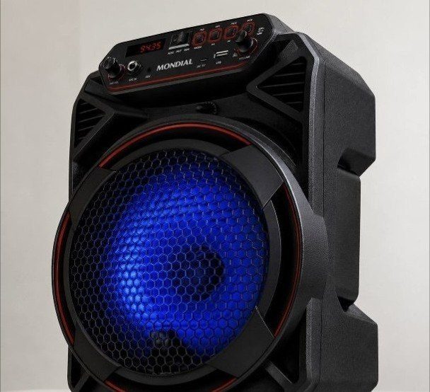 caixa amplificada mondial cm-150 bivolt