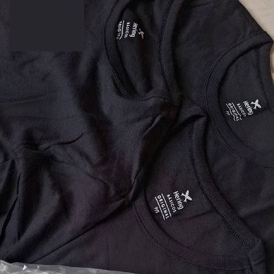 Kit Com 3 Camisetas Masculinas Básicas Slim Cor Preto Hering