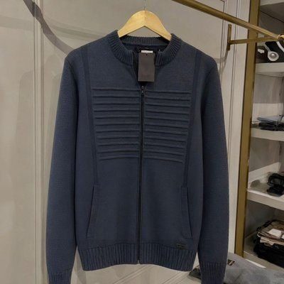 Jaqueta Masculina Blusa De Frio Malha Grossa Ziper E Bolso