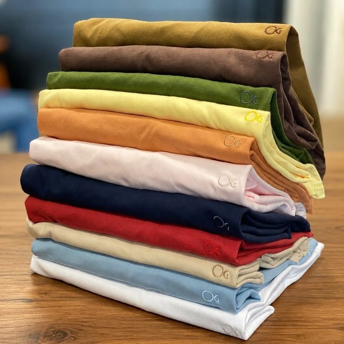 Camiseta Masculina Básica Slim Algodão - Várias Cores Ogochi