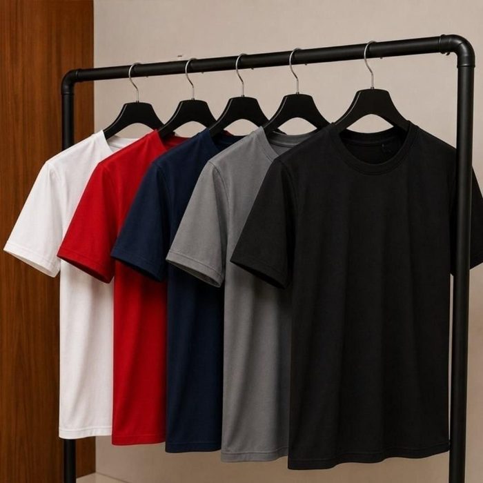 camisetas veronz masculina dry fit lisa tradicional kit 5