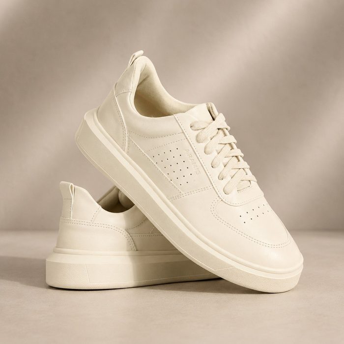 Tênis Aramis Masculino Basico Baixo Leve Elegante Social Off White 38 a 44