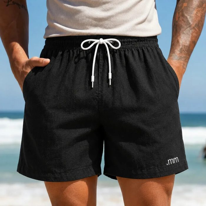 Bermuda Linho Masculina Mauricinho Praia Social Casual Verao P ao GG