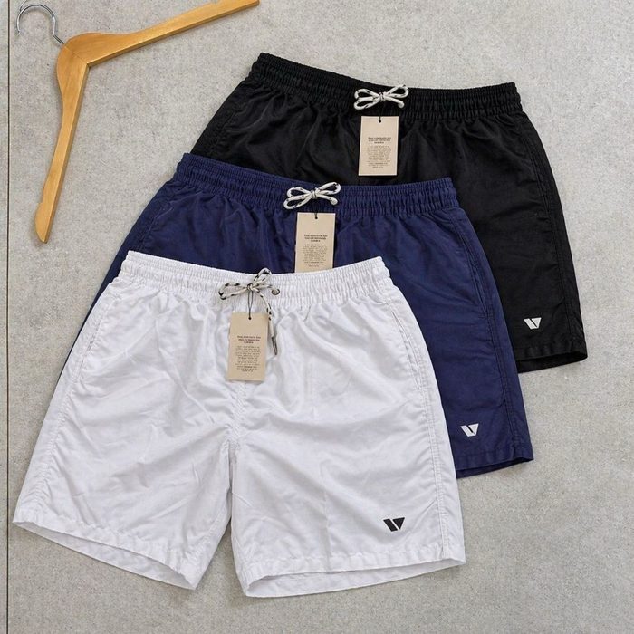 Kit 3 Bermudas Lisas Amarração Shorts Academia Treino Praia P ao GG