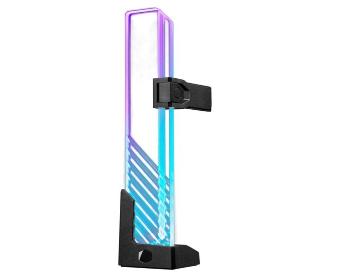 suporte gpu cooler master masteraccessory argb