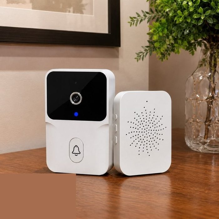 Campainha Inteligente Wi-fi Câmera 480p Áudio 2 Vias Visão Noturna