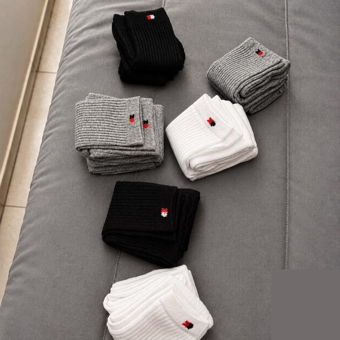 Kit 15 Pares Meias Sport Algodão Cano Médio Sandrini Confort