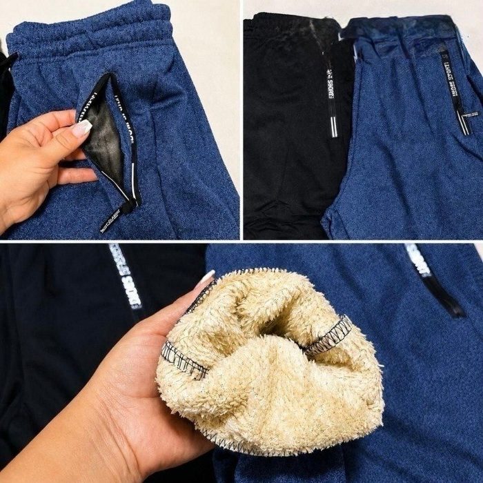Calça Moletom De Lã Grossa - Pronta Entrega
