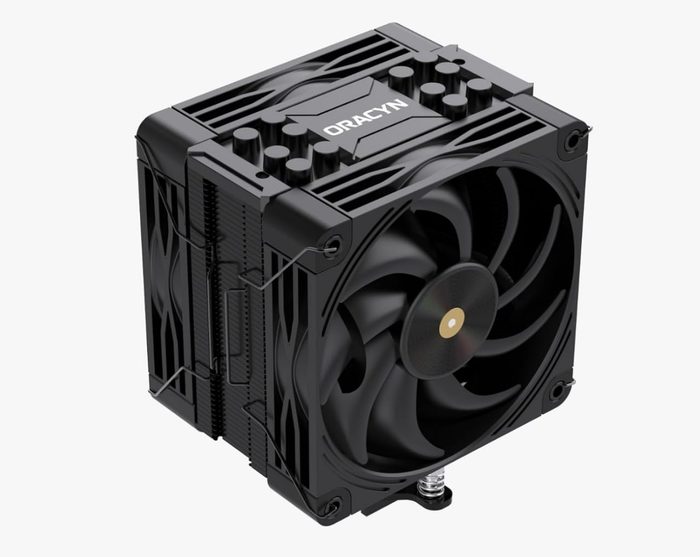 Air Cooler CPU Oracyn Preto 6 Heatpipes 230W 120mm Stealth