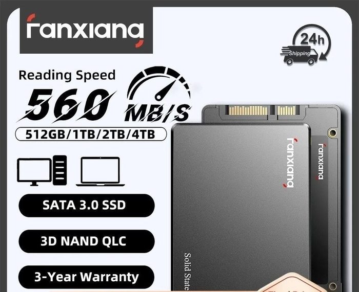 Ssd SATA 3 Fanxiang S101Q, 560MB/s 256GB, 512GB, 1TB