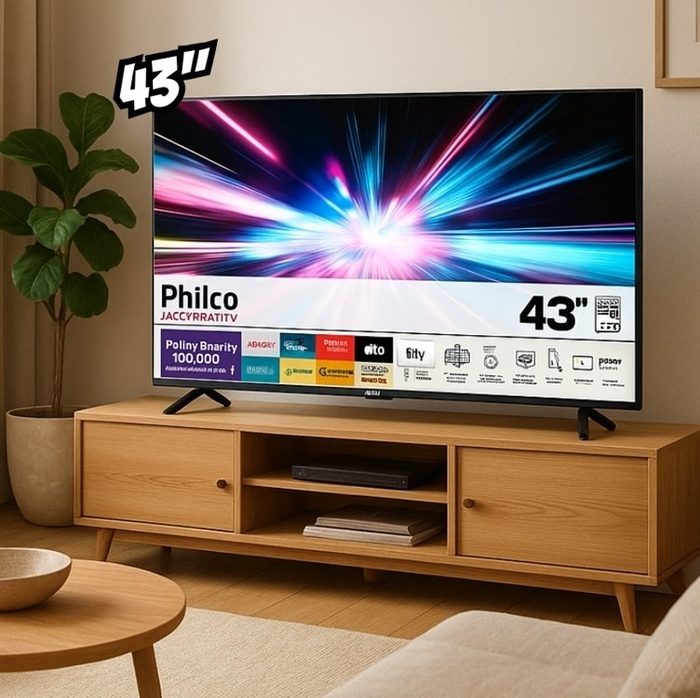 TV Philco P43VIK Full HD LED Roku TV