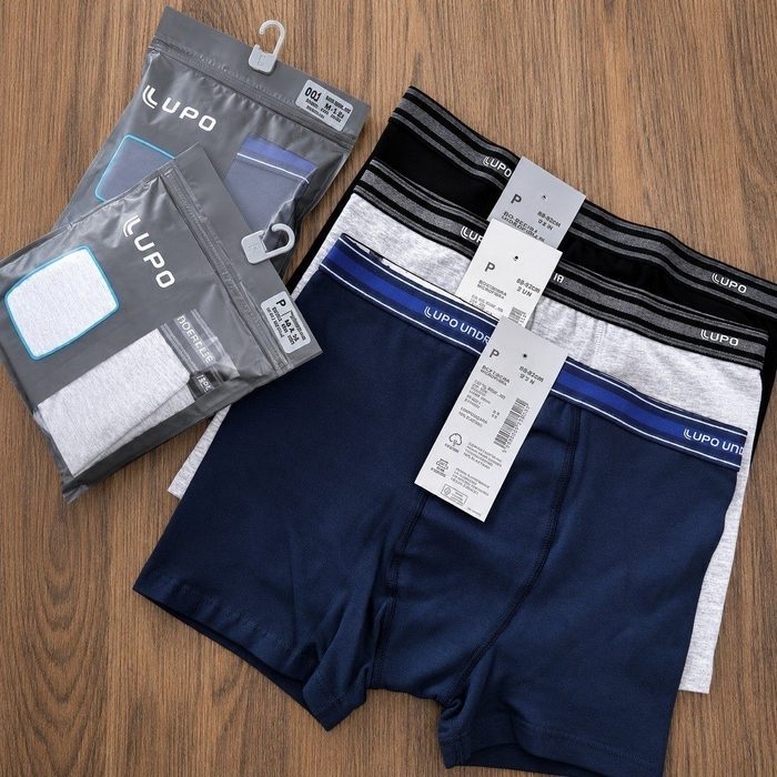 cuecas lupo boxer algodao confortavel kit 4