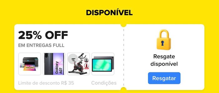 🟡 Cupom de 25% para resgatar no Mercado Livre 🟡