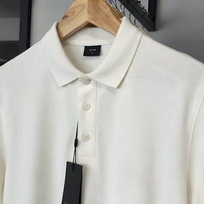 Polo Aramis Manga Curta Algodão Piquet Mescla Básica Branco P ao XXG