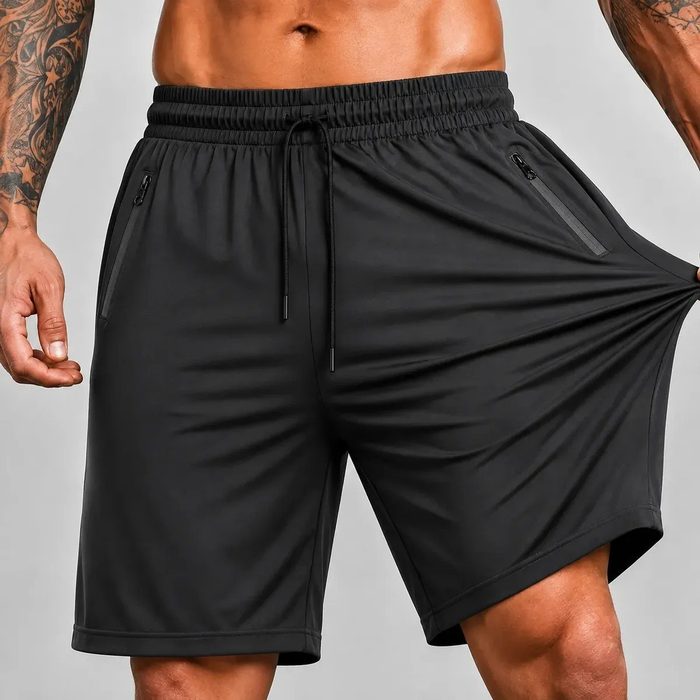 Shorts Esportivo Masculino Slim Fit Com Elastano Poliamida P a G4