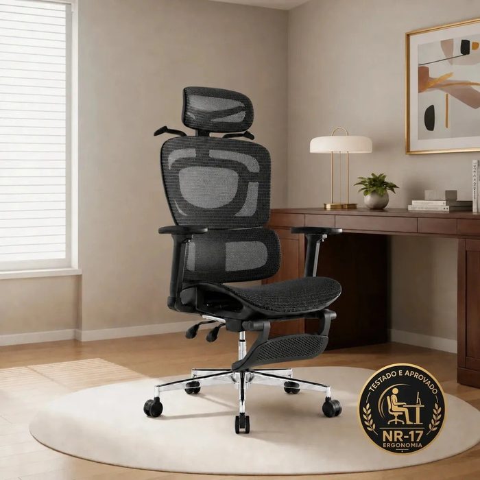 🎮 Cadeira Ergonômica Giratoria Nr17 Malha Respirável - Corsair