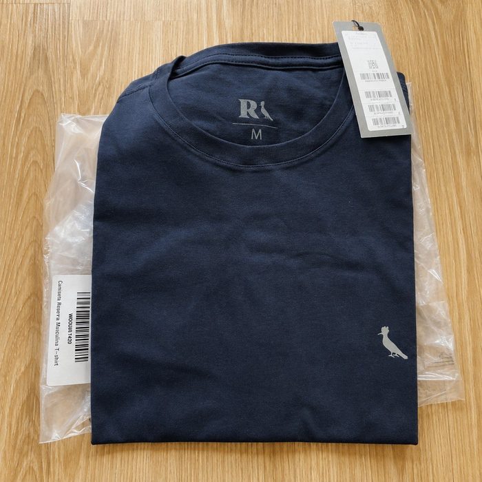 camiseta reserva regular essence preto g