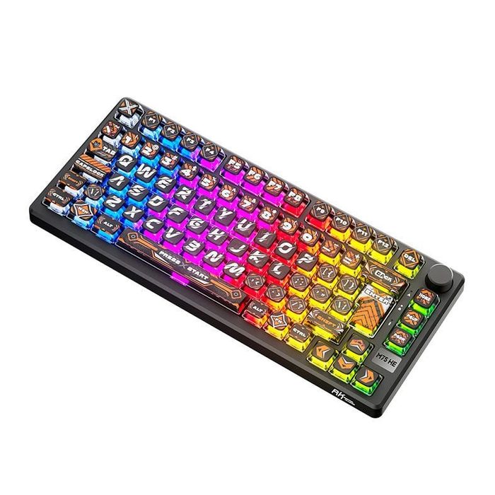 teclado royal kludge rkm75 magnetico