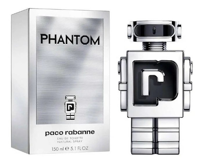 🛒 Perfume Rabanne Phantom Eau de Toilette 150 ml Masculino