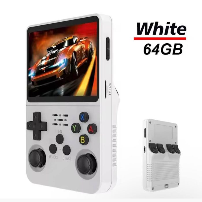 Console Portátil R36S 64GB BRANCO