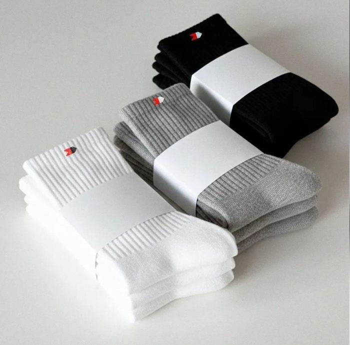 Kit 15 Pares Meias Sport Algodão Cano Médio Sandrini Confort Sortidos 39-43