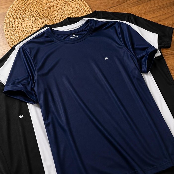 Kit 8 Camisas Sandrini Dry- Fit Masculina Caminhada Academia