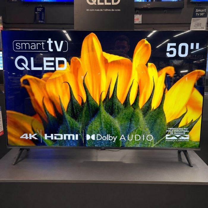 Smart Tv Hq Qled 50 Polegadas 4k Wi-fi Bluetooth Hq-qled50sm