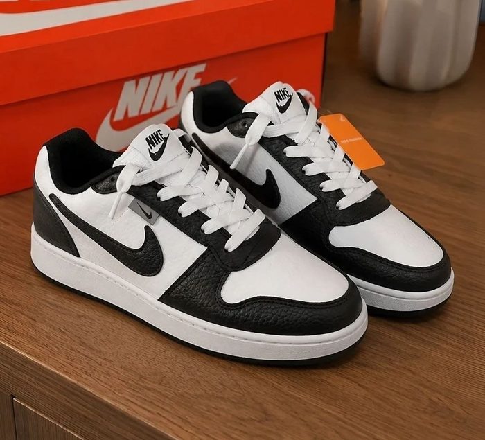 đ TĂȘnis Nike Ebernon Low Premium Masculino Branco/preto