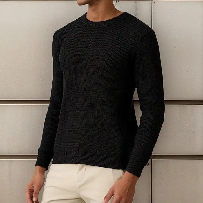Suéter De Tricot Masculino Básico Casual Opus