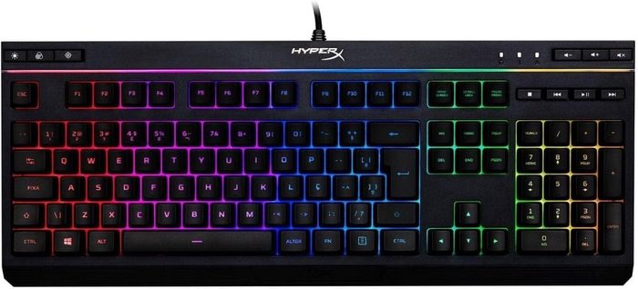 ⌨️ HyperX Alloy Core RGB ABNT2 - Teclado Gamer - Preto