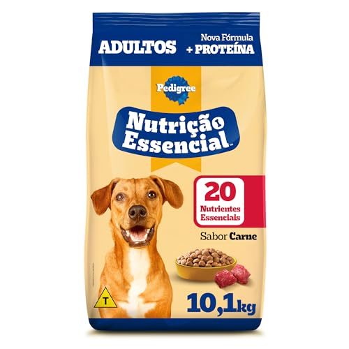 Pedigree Ração Nutrição Essencial Carne Para Cães Adultos 10.1kg