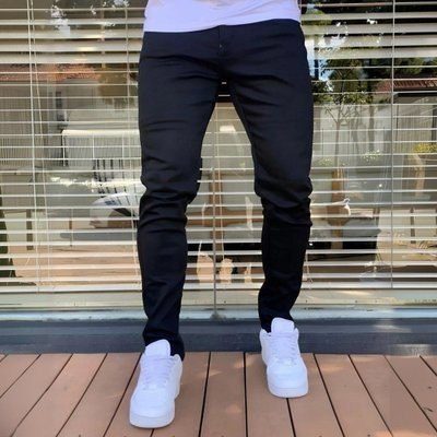 Calça Jeans Masculina Com Lycra