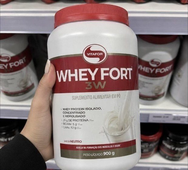 🛒 Whey Fort 3w Neutro 900g Vitafor
